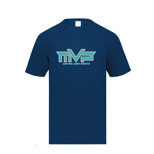 [2790.065.S-LOGO2] Men's Smooth Sport T-Shirt (Adult S, Navy, Logo 2)