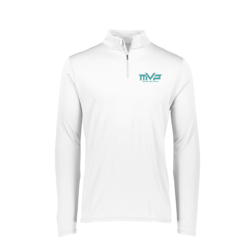 [FTLQFLWH-FAXS-LOGO2] Decker Women's Flex-Lite 1/4 Zip Shirt (Female Adult XS, White, Logo 2)