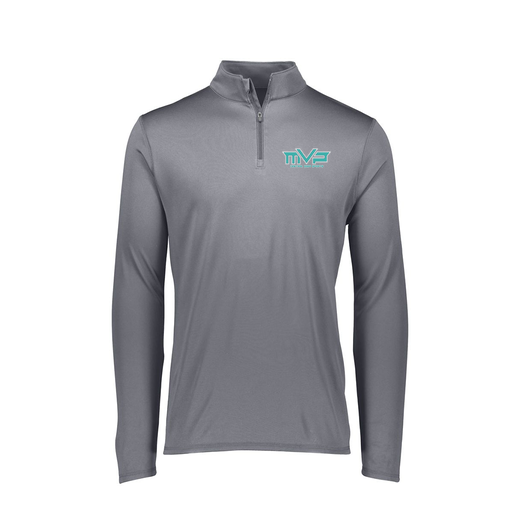 [FTLQFLGY-FAXS-LOGO2] Decker Women's Flex-Lite 1/4 Zip Shirt (Female Adult XS, Gray, Logo 2)