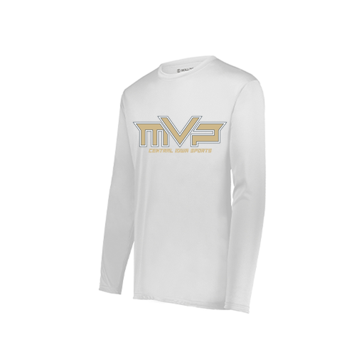 [222822.005.XS-LOGO1] Men's LS Smooth Sport Shirt (Adult XS, White, Logo 1)